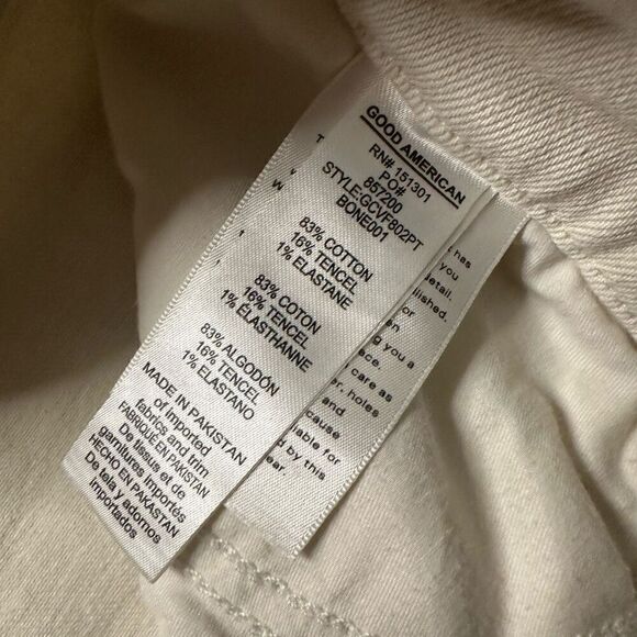 Good American good classic bone jeans 10 - Picture 3 of 9